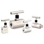 NOSHOK-142-EFFC-PM2 7/16-20 UNF 2B, Female x Female, Extended, Steel, Panel Mount, Hard Seat Mini Valve