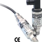 Noshok 100-10000-1-1-2-25-ST8 Pressure Transmitter, 0 psig to 10000 psig, 0.5% Accuracy (BFSL), 4 mA to 20 mA Output, 1/4 NPT Male, M12 x 1 (4 Pin), 0.8 mm SS Threaded Orifice