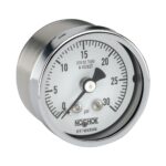 NOSHOK 15-411-100-psi 1/8 NPT Back Conn 1.5 dry Stainless Steel Pressure Gauge-100 psi