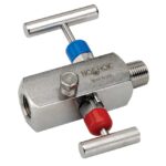 Noshok 2170-MFS-PK1-PI PEAK ADDER ,PACKING 1/2 NPT, Male x Female, 316 SS Soft Seat/Tip 2-Valve Block & Bleed