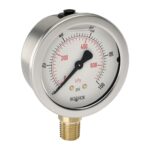 25-901-30/30-psi/kPa-DRY gauge-1/4 NPT Bottom Conn, 2.5 SS -noshok