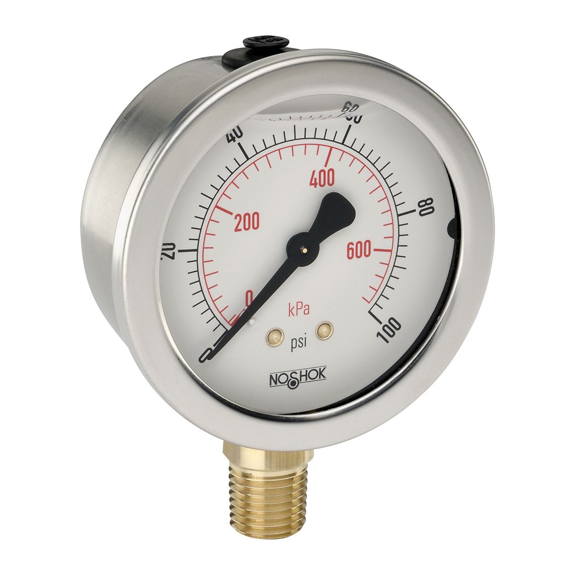 25_901_100_PSI_KPA-3_4-1140x1140_351 25-901-30/30-psi/kPa-DRY gauge-1/4 NPT Bottom Conn, 2.5 SS -noshok - Image 1