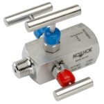 NOSHOK  3070 Series 3-Valve Double Block & Bleed, Hard Seat Needle Valves
