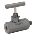 NOSHOK 502-MFC 1/4 NPT, Male x Female, Steel Soft Seat Needle Valve  "T" handle