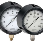 Noshok 45-760-3000 PSI 1/2 inch npt 4.5" Process Pressure Gauge