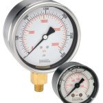 Noshok 25-901-6-bar/psi-BSPP 1/4 BSPP Bottom Conn Liquid Filled gauge