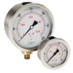 Noshok 40-911-10000-psi 1/4 NPT Back Conn,4 inch Stainless Steel Case Gauge, Glycerin Filled-10,000 psi