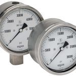 Noshok 40-402-75000-PSI-9/16-18-SSFF 9/16-18 UNF 2B high pressure cone Dry, bottom connection Extreme High Pressure Gauge