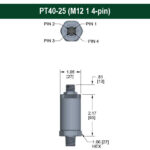 Noshok 12-4-PIN-BENDIX-MATING-6ft cable