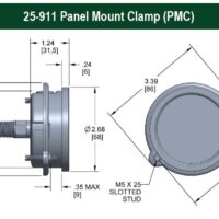 25-911 Panel Mount Clamp