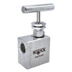 NOSHOK 404-MFAS NEW 1/2 NPT, Male x Female, Angle, 316 SS, Hard Seat Needle Valve