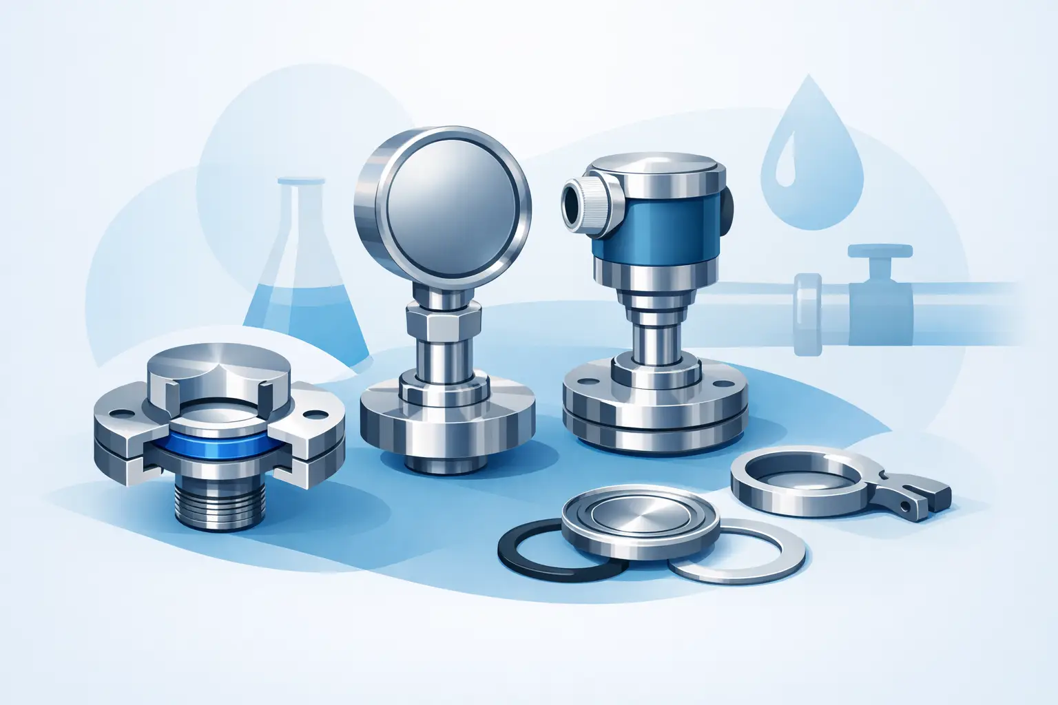 Sanitary Diaphragm Seal Selection Guide