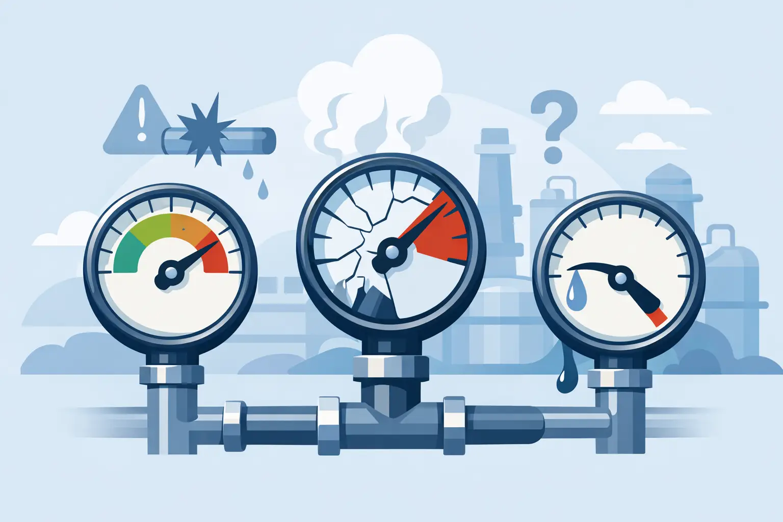 Why Pressure Gauges Fail Early in Service