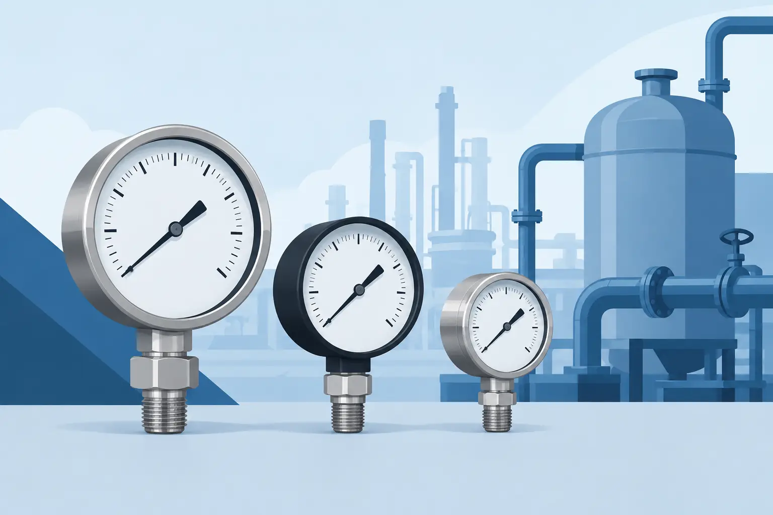 Bottom Mount Gauge Selection for Industrial Systems