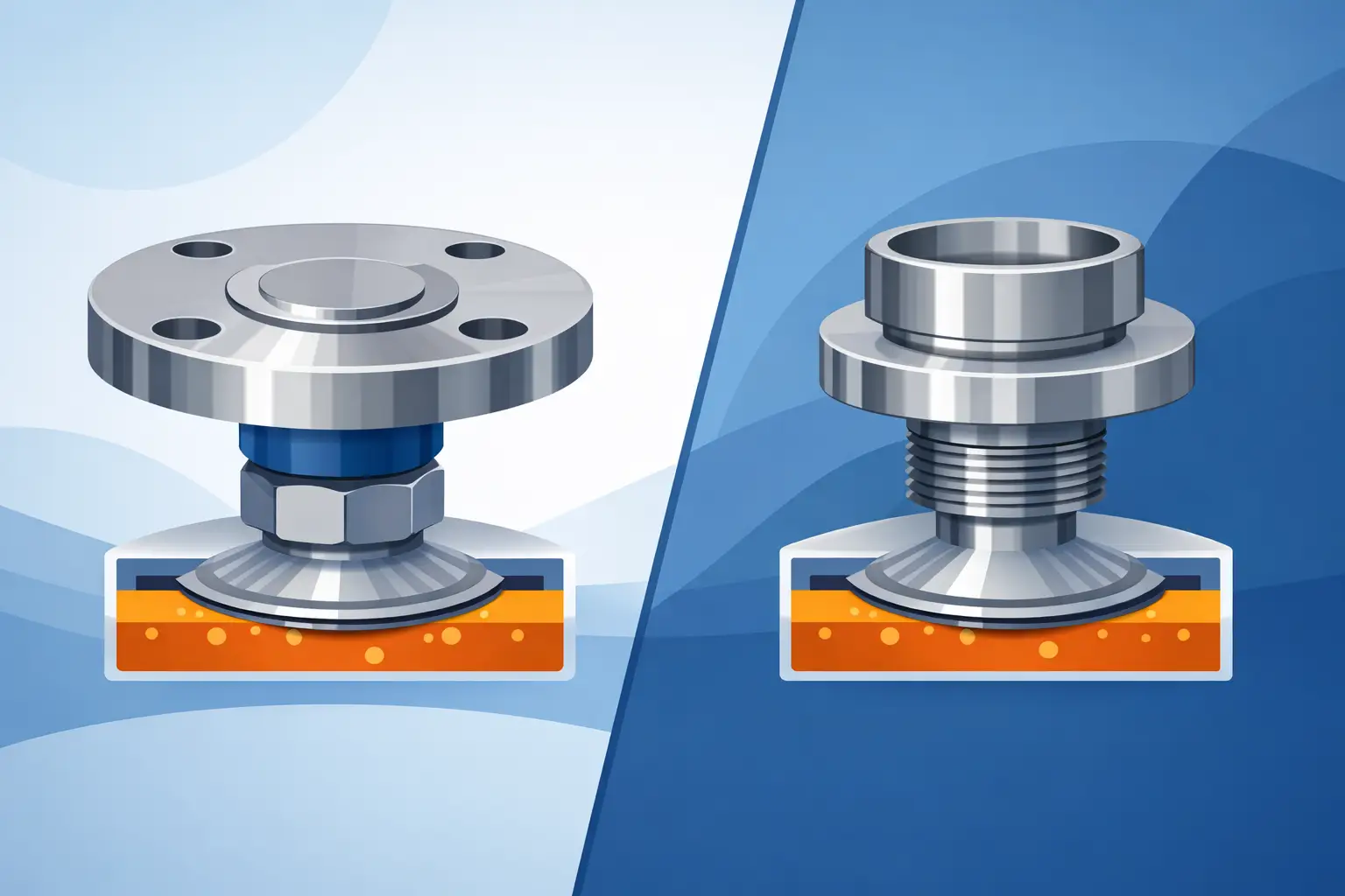Flange Versus Threaded Diaphragm Seals Compared
